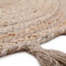 Nattiot - Else jute vloerkleed met pompons - Diameter 140CM