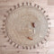 Nattiot - Else jute vloerkleed met pompons - Diameter 140CM
