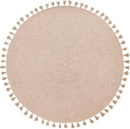 Nattiot - Heloise Rond Vloerkleed Kinderkamer & Babykamer - Pink - Tapijt ∅ 140 cm