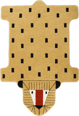 Nattiot - Lion Lottah Vloerkleed Voor Kinderkamer - Tapijt 150 x 100 cm