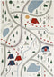 Nattiot - Little Camper Vloerkleed/Tapijt Voor Kinderkamer - Afmetingen 123 x 180 cm