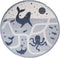 Nattiot - Little Deep Blue Sea Rond Speelkleed/Tapijt - ∅ 120 cm