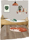 Nattiot - Little Wolf Vloerkleed Kinderkamer & Babykamer - Tapijt 70 x 110 cm