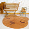 Nattiot - Lovely Bear Sandel Vloerkleed Voor Kinderkamer - Tapijt 100 x 110 cm