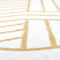 Nattiot - Luisa S Geometrisch Rond Vloerkleed - Kinder & Babykamer - Diameter 110CM