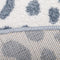 Nattiot - Malda Rond Vloerkleed Kinderkamer & Babykamer - Silver Blue - Tapijt ∅ 120 cm