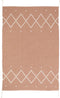 Nattiot - Mallorca Pink Clay Bohemian Stijl Vloerkleed/Tapijt - Afmetingen 100 x 150cm