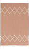 Nattiot - Mallorca Pink Clay Bohemian Stijl Vloerkleed/Tapijt - Afmetingen 100 x 150cm