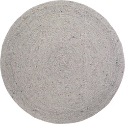 Nattiot - Neethu Grey Small Rond Vloerkleed/Tapijt - Diameter 110cm