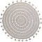 Nattiot - Nila Grey Rond Vloerkleed - Tapijt ∅ 120 cm
