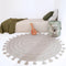 Nattiot - Nila Grey Rond Vloerkleed - Tapijt ∅ 120 cm