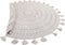 Nattiot - Nila Grey Rond Vloerkleed - Tapijt ∅ 120 cm