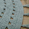 Nattiot - Nila Vert Pâle Rond Vloerkleed/Tapijt - Ø 120 cm
