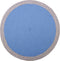Nattiot - Nolan Blue Rond Vloerkleed Van Gevlochten Wol - Diameter 120cm