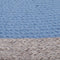 Nattiot - Nolan Blue Rond Vloerkleed Van Gevlochten Wol - Diameter 120cm