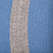 Nattiot - Nolan Blue Rond Vloerkleed Van Gevlochten Wol - Diameter 120cm