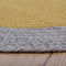 Nattiot - Nolan Curcuma Rond Vloerkleed Van Gevlochten Wol - Diameter 120cm