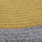 Nattiot - Nolan Curcuma Rond Vloerkleed Van Gevlochten Wol - Diameter 120cm
