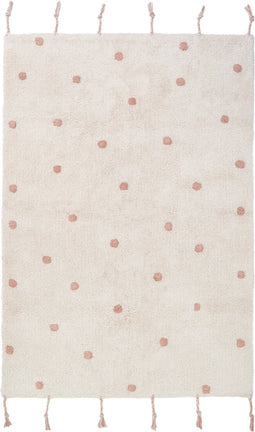 Nattiot - Numi Rose Vloerkleed/Tapijt Voor Kinderkamer - Afmetingen 100 x 150 cm