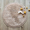 Nattiot - Perla Nude Rond Vloerkleed Voor Kinderkamer - Tapijt ∅ 110 cm