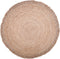 Nattiot - Terra Rond Jute Vloerkleed Met Franjes - Diameter 140cm