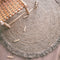 Nattiot - Terra Rond Jute Vloerkleed Met Franjes - Diameter 140cm