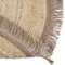 Nattiot - Thar Rond Jute Vloerkleed/Tapijt Met Franjes - Diameter 140cm
