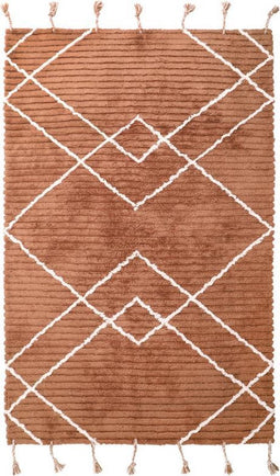 Nattiot - Vloerkleed Lassa Toffee Small Voor Kinderkamer - Tapijt 100 x 150 cm