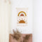 Nattiot Wandkleed Sunset - Decoratie - Wand - Regenboog - Zon - Accesoires - Baby - Babykamer - Kind - Kinderkamer