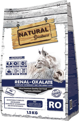 Natural greatness - Diet Vet Cat - Renal - Oxalate - 1.5kg