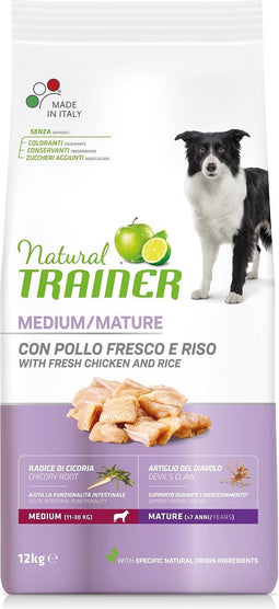 Natural Trainer - Senior Medium Chicken Hondenvoer