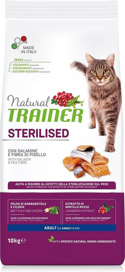 Natural Trainer - Sterilised Salmon Kattenvoer