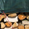 Nature - Afdekzeil voor Hout - 2 x 8m - groen - 100% waterdicht