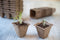 Nature - Biopottrays 4x4x5cm - 6x15st - stekpotje - biologisch afbreekbaar