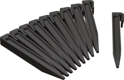 Nature - Grondpennen (10 st.) - H19,5cm - Zwart - voor borderranden