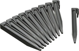 Nature - Grondpennen (10 st.) - H26,7cm - Grijs - voor borderranden