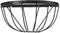Nature Hanging Basket Smeedijzer - Ophangen En Haken - 40.3x20.2x18.7 cm Zwart