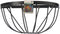 Nature Hanging Basket Smeedijzer - Ophangen En Haken - 40.3x20.2x18.7 cm Zwart