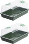 Nature - Mini-Kweekkas (met ventilatie) - H22 x 55 x 31cm - groen - kweken