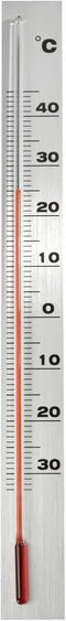 Nature - Muurthermometer - Aluminium - thermometer