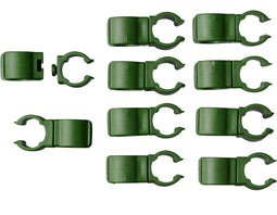 Nature Plantenstokclips - Klim-En Geleide Artikel - 1.6x1.6 cm Groen 10 stuks