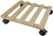 Nature - Planttrolley met wieltjes - H7,4 x 35 x 35cm - Naturel - vurenhout