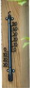 Nature - Profielthermometer - Voor binnen en buiten - Metaal - zwart