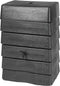 Nature - Regentank - 168L - H89,5 x 58,5 x 39,5cm - antraciet - muurmodel