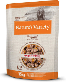 Nature's Variety - Original Adult Medium Maxi Pouch Beef Hondenvoer