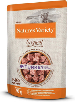 Nature's Variety - Original Pouch Turkey Kattenvoer 12 x 70 gram.