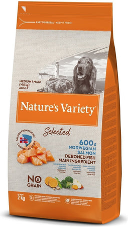 Nature's Variety - Selected Adult Medium Norwegian Salmon Hondenvoer.