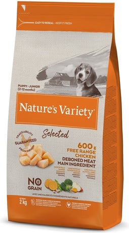Nature's Variety - Selected Puppy Junior Free Range Chicken Hondenvoer.