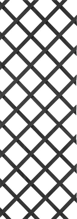 Nature - Tuinlatwerk - 50x150cm - hout - antracietkleurig