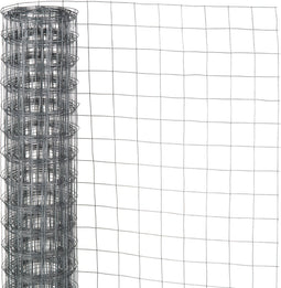 Nature - Verzinkt staal gaas - 0,5 x 2,5m - Grijs - 13 x 13mm mazen